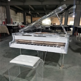 Full Crystal Grand Piano Handcrafted Transparent Crystal Pianos 190cm 170cm 152cm 235cm with Kinds Colors